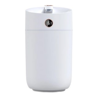 HONDONI X12 大霧量 3L雙噴智能顯示霧化水氧機 空氣加濕器 薰香機, 30/60小時續航, 靜音加濕, X12-W, 冰川白