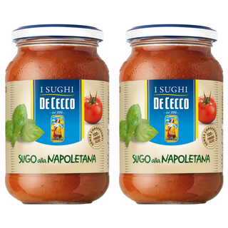 DE CECCO 得科 拿坡里義大利麵醬 400g, 100% 義大利番茄製成, 2罐