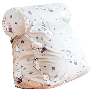 Butter Lion 奶油獅 森林野餐 多功能含枕護膝抬腿枕/加高三角靠墊 台灣製, 灰色