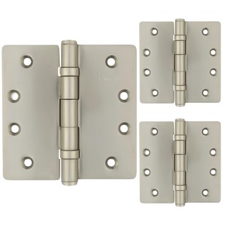 4吋5節門用鉸鏈 鎳色 4040, 3個