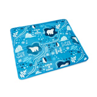 Cotton Field 棉花田傢飾 冰川熊極致酷涼冷凝坐墊, 藍色, 涼感墊