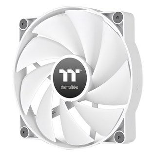 曜越 Thermaltake Pure Duo 14 ARGB 主板連動風扇 1680萬種絢麗色彩 9片高風壓扇葉 液壓軸承, CL-F098-PL14SW-A, 白色, 1個