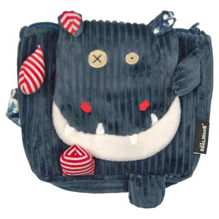 LES DEGLiNGOS 立體造型後背小童包 適合18個月以上, 25 x 25 x 5cm, 河馬荷柏詩