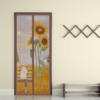 半島良品 魔術膠靜音磁吸防蚊門簾, 向日葵