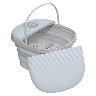 T-God 太昇健康 白色之戀折疊型恆溫腳底按摩泡腳機, HY-7702, 白色