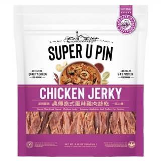 SUPER U PIN THAI雞肉乾 典傳泰式風味 Secret Thai-Food Sauce Chicken, 120g, 1包