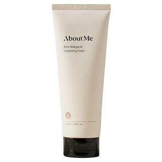 About Me 白米馬格利洗面乳，溫和弱酸性，敏感肌適用，柔軟泡沫潔淨肌膚, 120ml, 1條