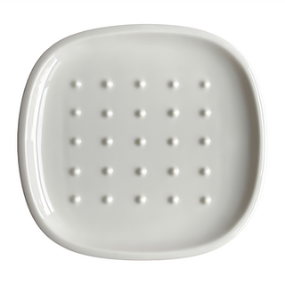 miyama 深山 crust系列 麵包盤 美濃燒 日本製, 白色點點, 1個