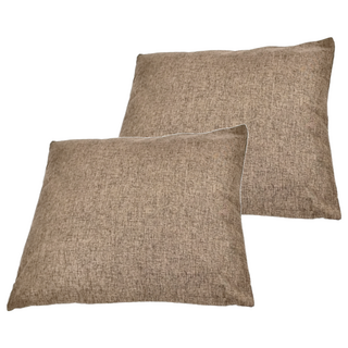 HONG JIN 宏晉 北歐風素色抱枕 2個, 淺咖色