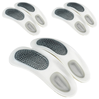 E.dot 可拆組合式足弓矯正墊 E碼 37-39碼 銀色, E碼(37~39), 3個