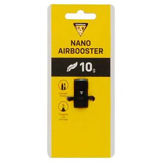 TOPEAK NANO AIRBOOSTER 微型CO2氣嘴頭, 10g, 不附CO2氣瓶, 1個, Black