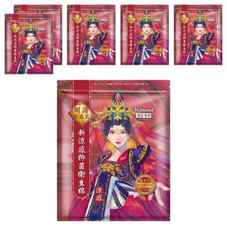 Mdmmd. 明洞國際 新涼感抑菌衛生棉 涼感款 後宮 SGS實測50.62倍吸水力 雙層密封包裝, 量多型(28cm), 7片, 6包