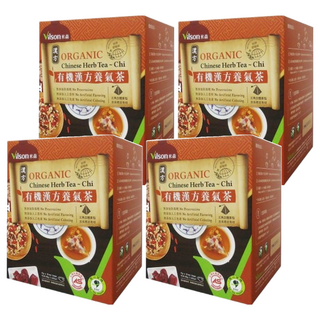 米森 有機漢方養氣茶 三角立體茶包, 6g, 8包, 4盒
