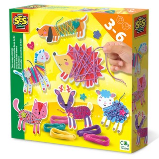 荷蘭SES DIY手作系列-幫小動物製作毛衣 3-6歲, 多色, 1盒