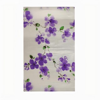 玻璃貼 防曬隔熱 美化空間 不易退色 抗紫外線, 45 x 200cm, 紫梅情