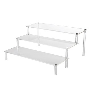 壓克力展示架 40cm 3層, 透明色, 1個