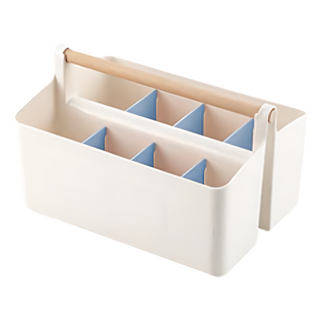 手提式馬克筆鉛筆收納盒 多功能收納方便, 藍色, 1個