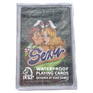 ROYAL 樂友 萌點情趣黑色撲克牌 防水, 綠色, 1個