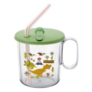 Skater 恐龍塑膠抗菌吸管杯, 恐龍, 250ml, 1個