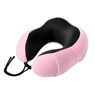 Craftsman In Storage 收納職人 旅行記憶U型護頸枕 附收納袋, 粉色