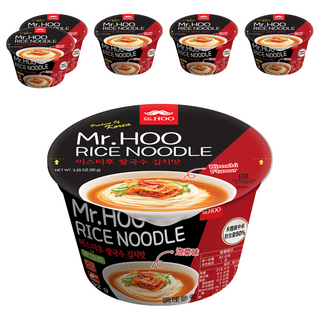 Mr.HOO 米麵線 泡菜味 92g, 6入