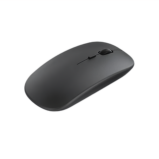 巧居醬小舖 無線靜音滑鼠 2.4G 靜音點擊 光學感應 辦公適用, QJ1070, 黑色, 1個