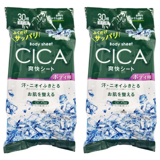 Life-do.Plus 超爽快濕紙巾身體用 積雪草薄荷柑橘香 30張, 2袋