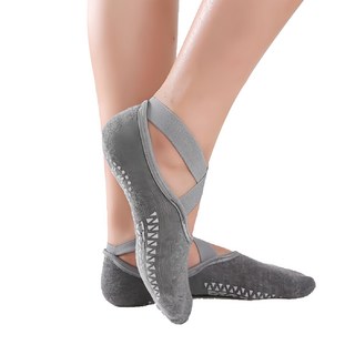 PORA BELLA 芭蕾交叉防滑瑜珈襪 女款 YG010