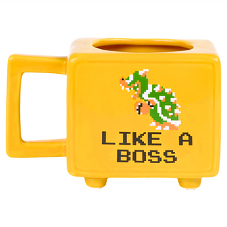 PYRAMID INTERNATIONAL 任天堂 超級瑪利歐 英國進口溫感變色造型馬克杯 - 500ML 陶瓷, Like A Boss 黃色, 1個