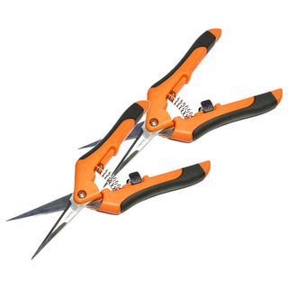 YUANSHIN 細枝採果剪, 園藝剪刀，弧形防滑握把，安全鎖設計, 2個