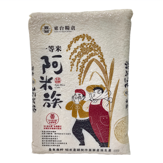 東台糧倉 阿米族 白米 CNS一等, 3kg, 1包