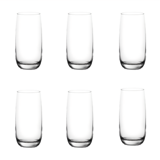 Ocean Glass Ivory高球杯 370ml 玻璃杯套裝, 最寬68 x 高135mm, 6個