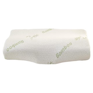 Ishur 伊舒爾 竹纖維釋壓記憶枕 肩頸釋壓型 米色 50 × 30cm，舒適透氣，改善睡眠品質, 1個