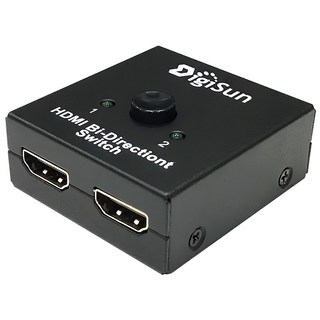 DigiSun 得揚 VH121 HDMI 2.0 雙向式2路分路器, 支援4K@60Hz/4K@30Hz/3D/1080P, 1個