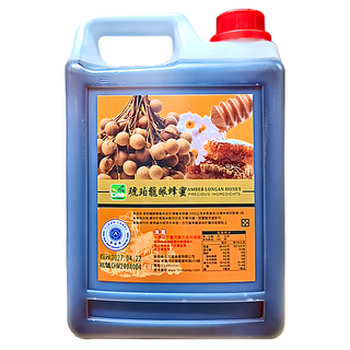 彩花蜜 台灣琥珀龍眼蜂蜜 低溫技術鎖住營養, 3kg, 1桶