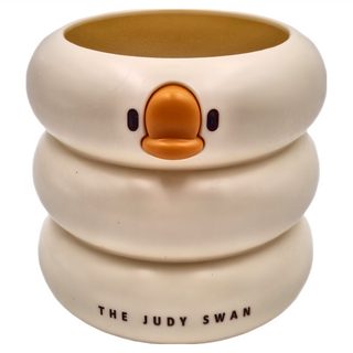 THE JUDY SWAN 雲朵創意圓形多功能筆筒, 奶白, 1個