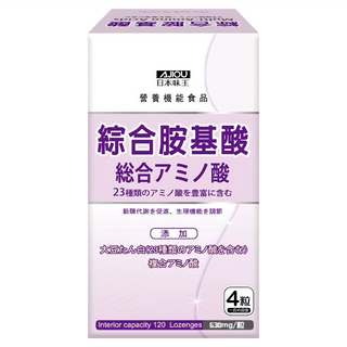 AJIOU 日本味王 綜合胺基酸錠, 120顆, 75g, 1罐