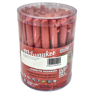 Milwaukee 美沃奇 INKZALL 工程筆 36支入, 紅色, 1桶