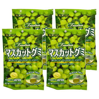 Kasugai 春日井 果汁軟糖 白葡萄味, 107g, 4袋