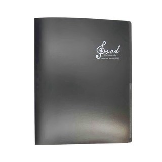 SEASON Paper&Gift 四季紙品禮品 A4不反光 40入文件簿樂譜夾, 音黑, 1本