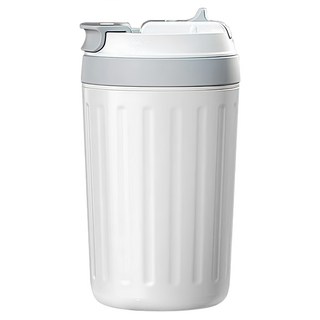 陶瓷層內膽不銹鋼保溫杯 雙飲款 420ml, 304不鏽鋼, 漸變粉/漸變藍/漸變綠/羅馬白, 漸變灰, 1個