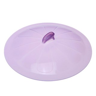 鉑金 矽膠平底鍋蓋 紫色 可重複性使用 耐熱溫度-40-250°C, 24cm, 1個