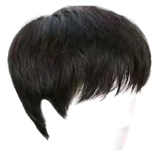 韓系歐巴自然補整頂假髮, 自然黑, 1個