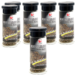 飛馬 粗粒純黑胡椒, 30g, 家庭烹煮專用, 6瓶