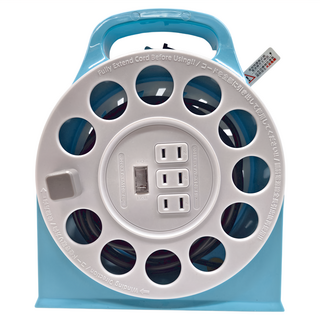 CENTENARY 成電牌 多用途輪座延長線, 12m, 白色 + 藍色 + 黑色, 1個