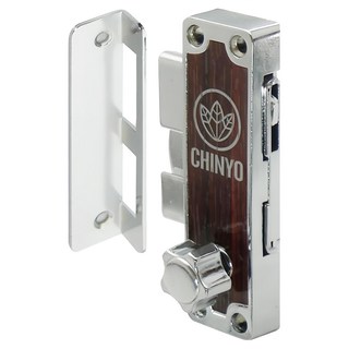 CHINYO 青葉牌 鋁門平鉤鎖, 6800 零件鎖匙, 1200型, 38mm, 1個