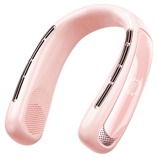 OMG USB數顯強勁降溫無葉掛脖風扇/輕量靜音隨身風扇, N50, 粉色