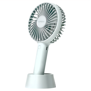 Lumena PRO4 USB充電式手持風扇, 4階段風量調節, 無線使用長達15小時, 海洋灰