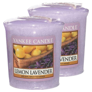 YANKee CANDLe 香氛蠟燭，檸檬薰衣草 House Warmer Jar Candle系列, 49g, 2個