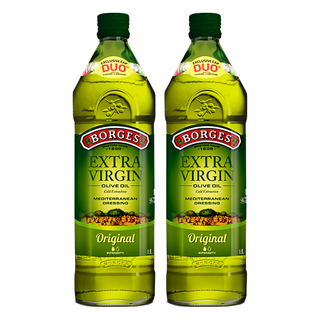 BORGES Extra Virgin 第一道初榨冷壓 原味橄欖油 2瓶 1L
